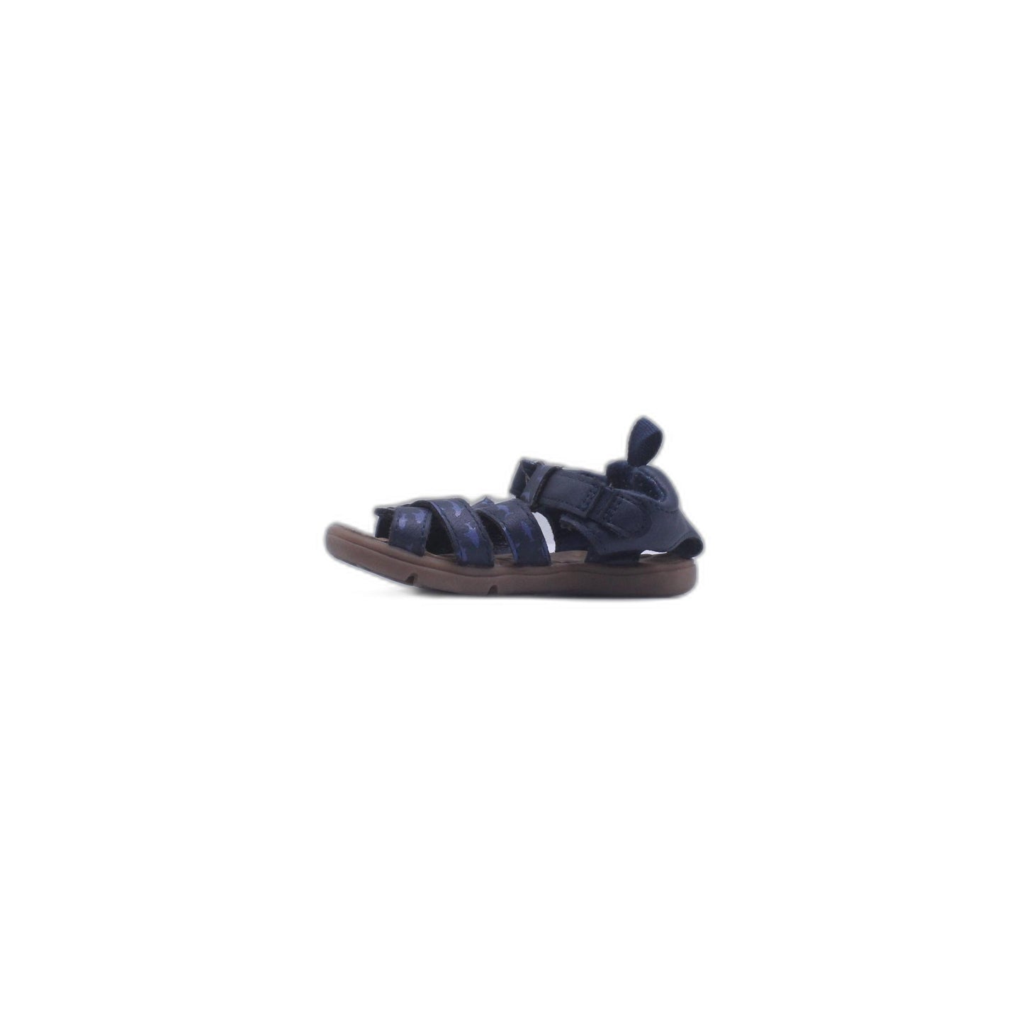 Boys Spot On Navy Camouflage Smart Open Toe Riptape Sandals : N0066