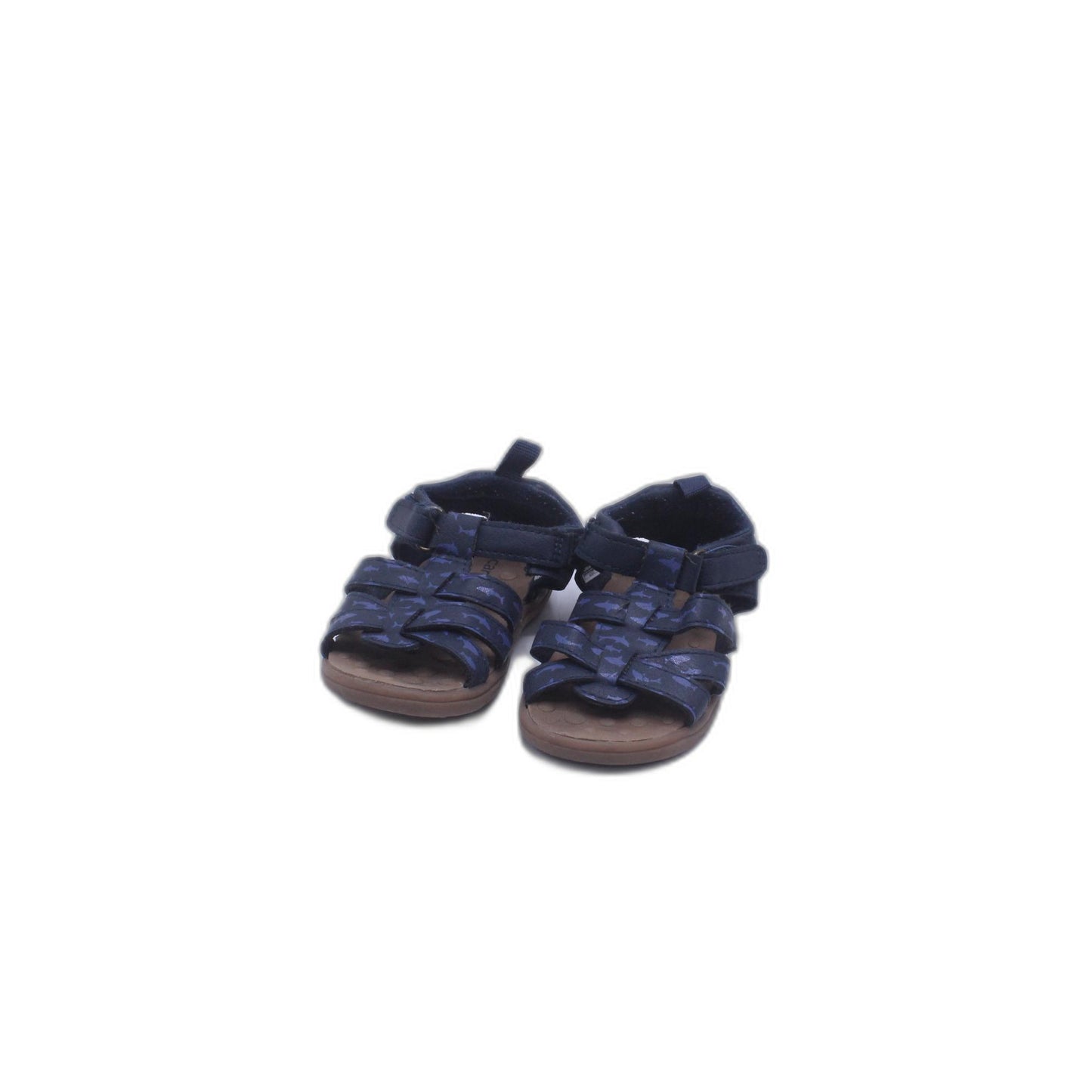 Boys Spot On Navy Camouflage Smart Open Toe Riptape Sandals : N0066