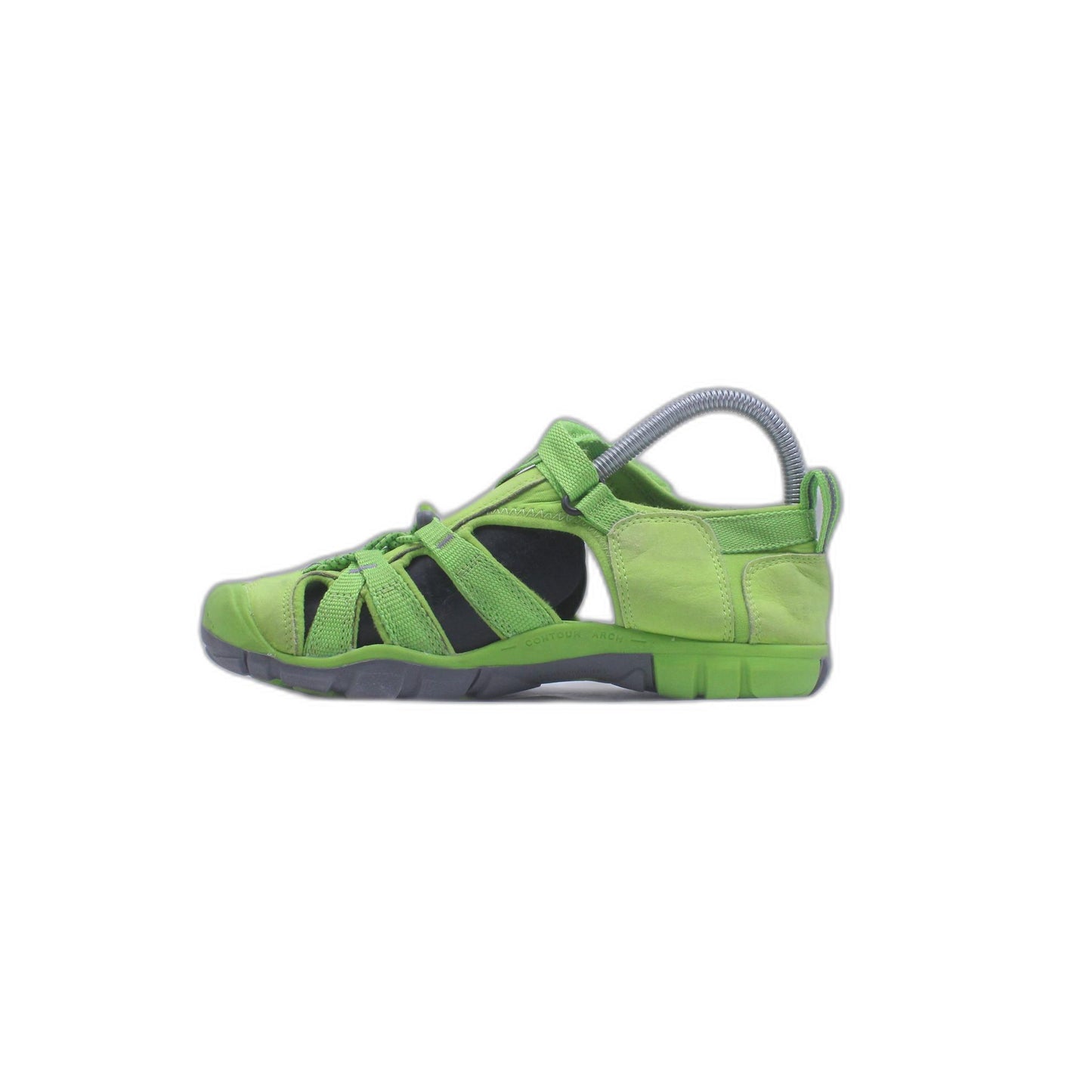 KEEN Green Canvas Leather Waterproof Newport Sandal