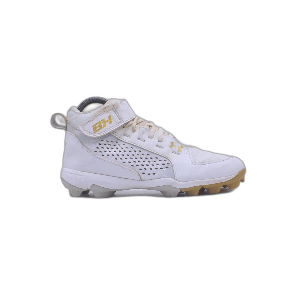 Under Armour G GLYDE 2 Boys White Baseball Shoe