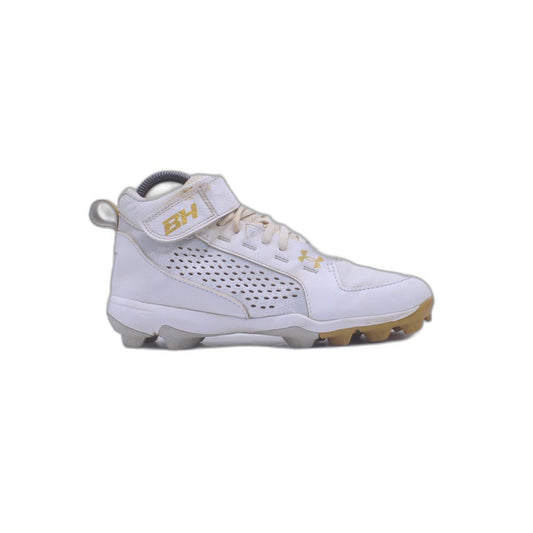 Under Armour G GLYDE 2 Boys White Baseball Shoe