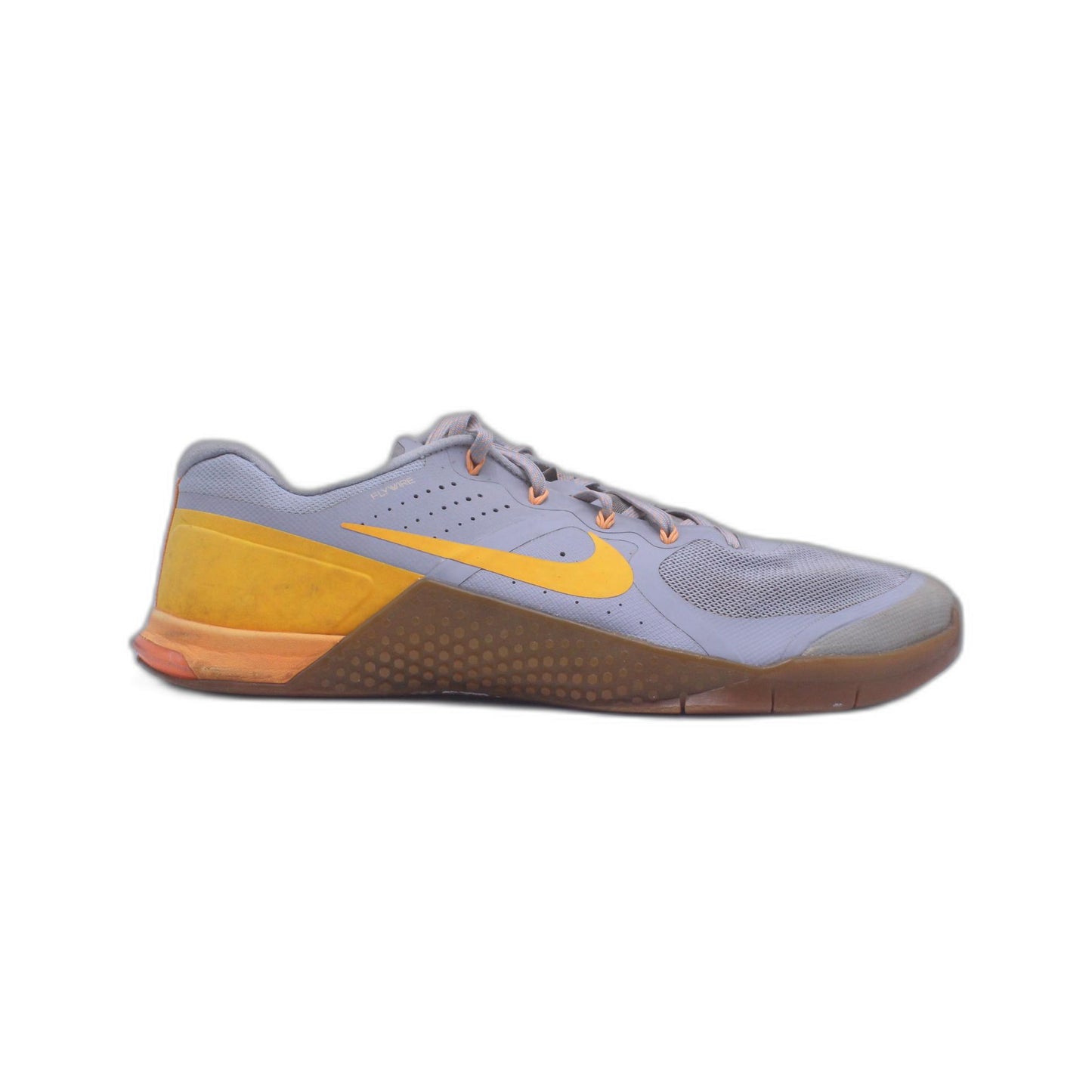 NIKE METCON 2 GRAY CITRUS ORANGE GRAY SHOES