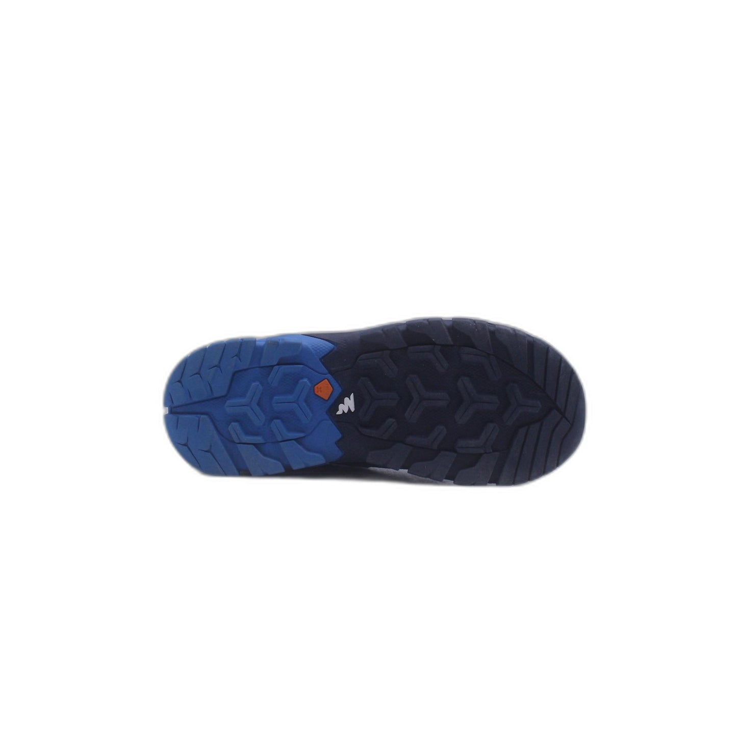 Quechua Mens White Blue Pulsar Hiking Athletic Trail Shoe