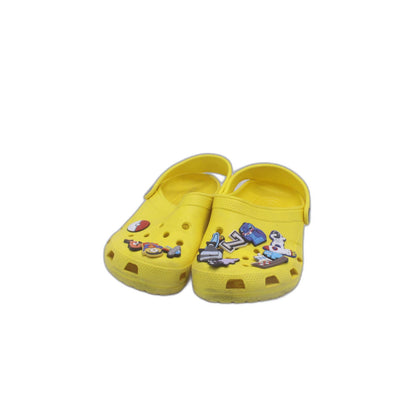 Crocs Clog Sandals Unisex Slip On with 5 Cartoon Jibbitz Winnie the Pooh M10 W12