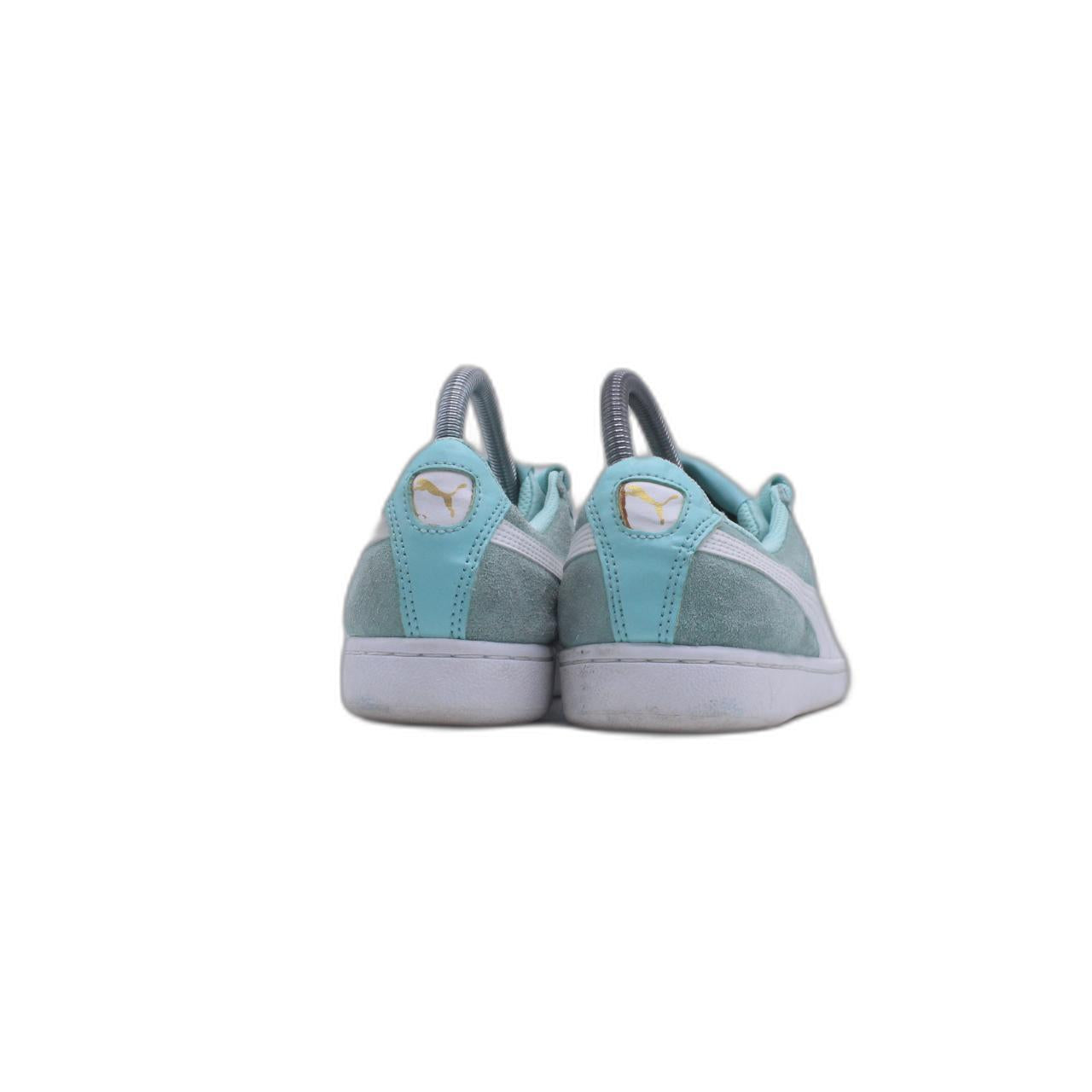 Puma Womens Vikky Softfoam Blue Casual Shoe