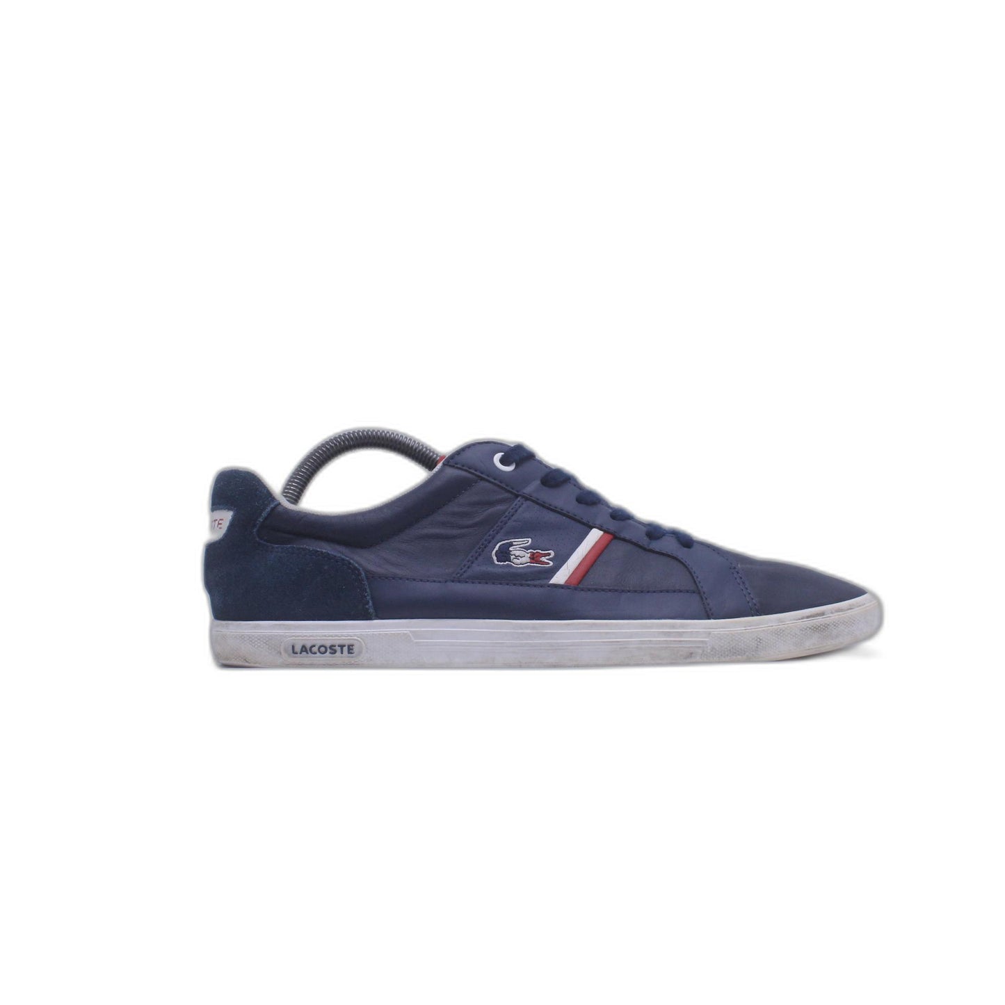 Lacoste Europa 317 1 spm leather trainers navy white shoes