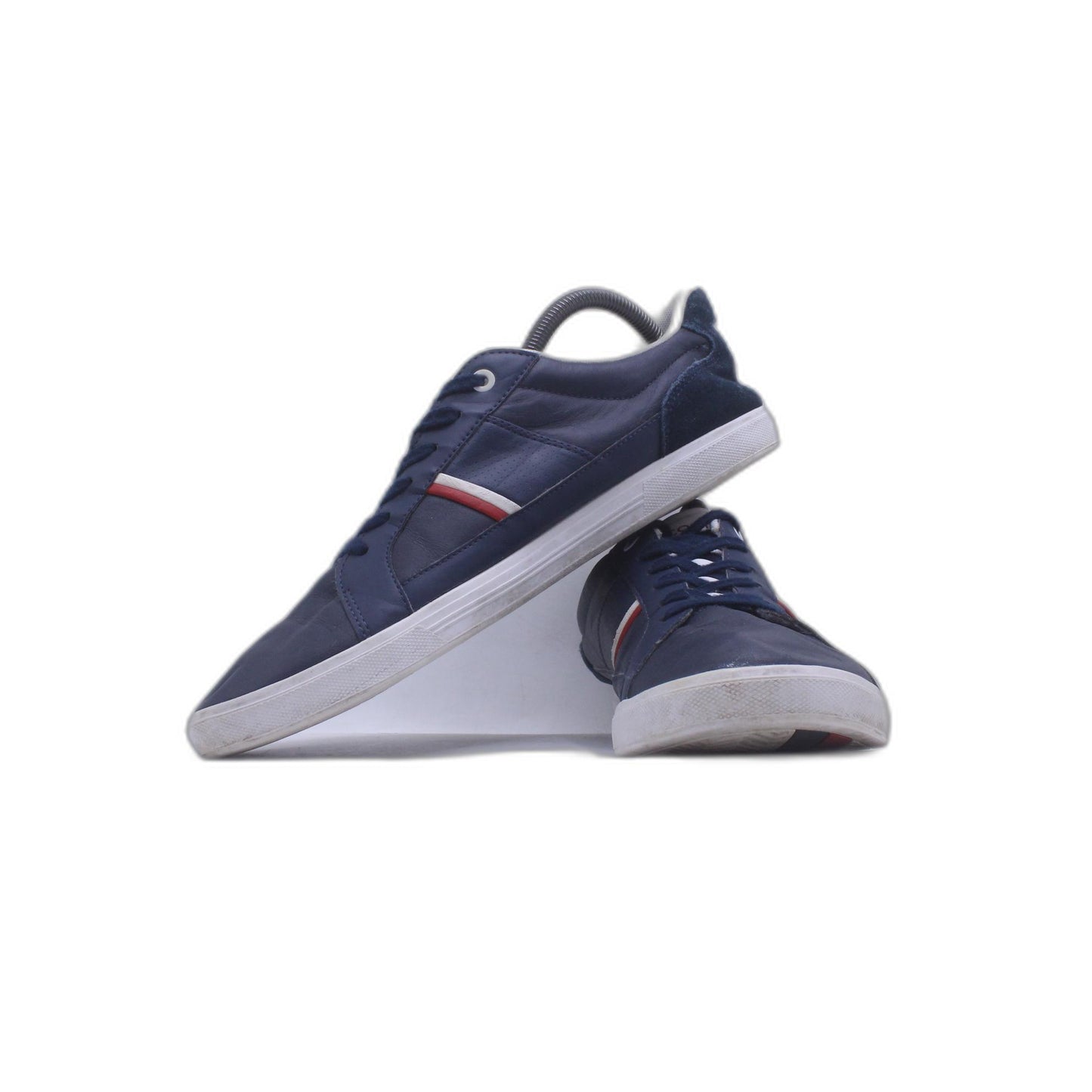 Lacoste Europa 317 1 spm leather trainers navy white shoes