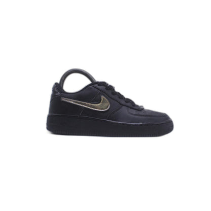 Nike Air Force 1 Low '07 LV8 3 Removable Swoosh Black/Gold Sneaker