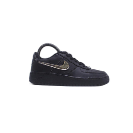 Nike Air Force 1 Low '07 LV8 3 Removable Swoosh Black/Gold Sneaker