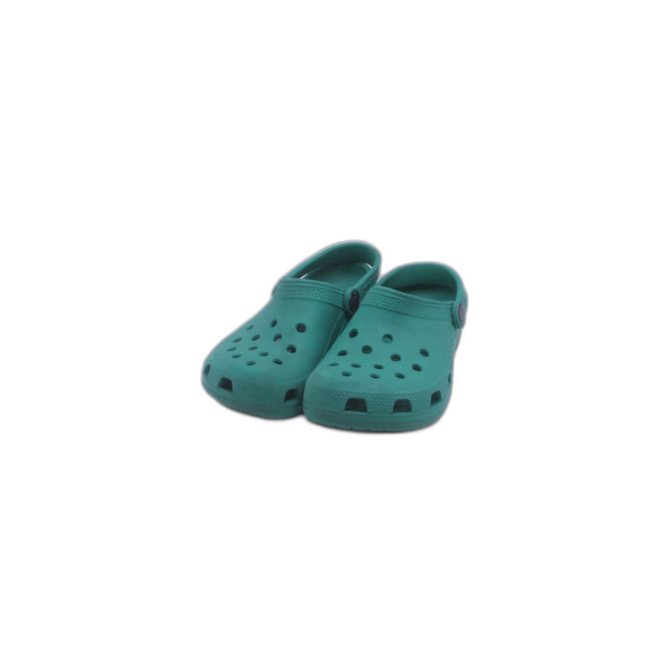 KIDS GREEN CROCS
