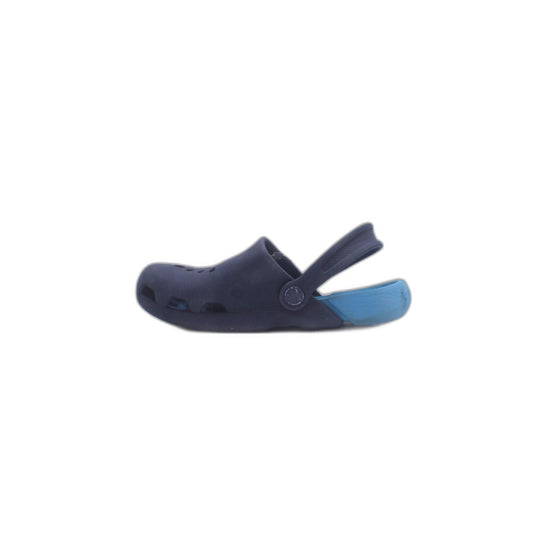 Crocs Junior Light Blue With Ankle Strap Casual Clogs