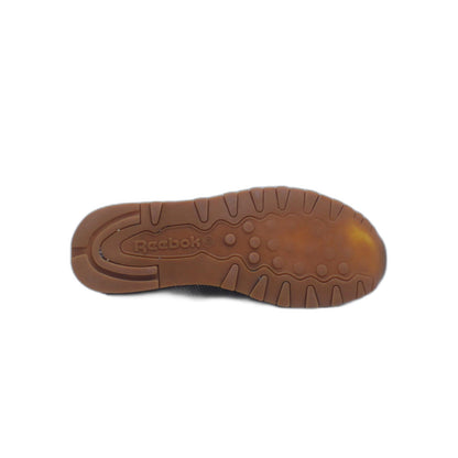 Reebok Classic Black Leather Casual Shoes Low Top Lace Up