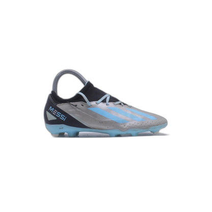 Adidas Mens X Crazyfast Messi.3 FG Silver Blue Soccer Cleat