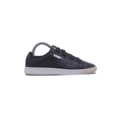 Puma Men's Suede Classic+ Black White Shoe