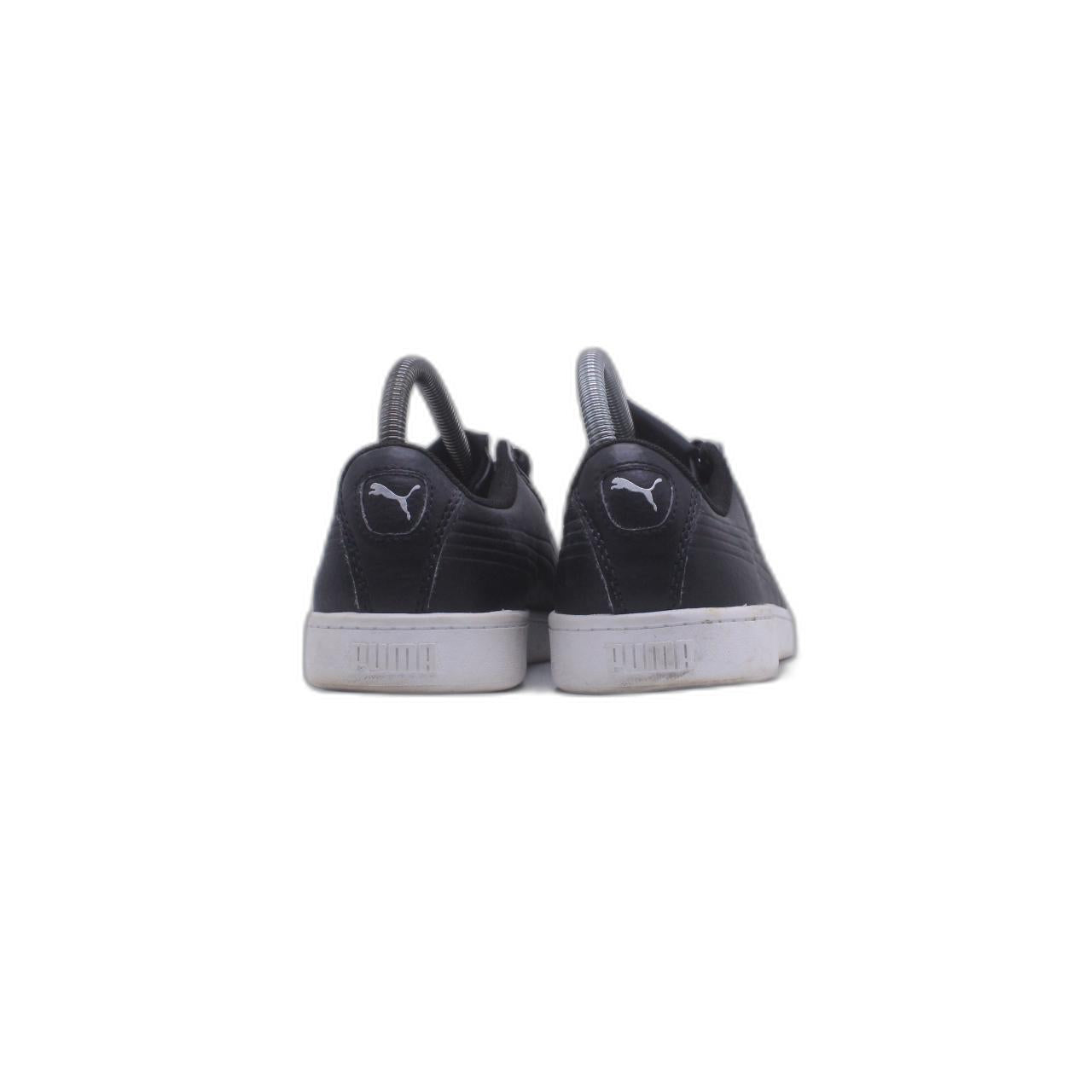 Puma Men's Suede Classic+ Black White Shoe