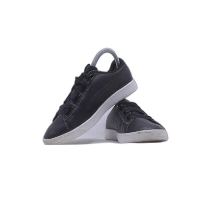 Puma Men's Suede Classic+ Black White Shoe