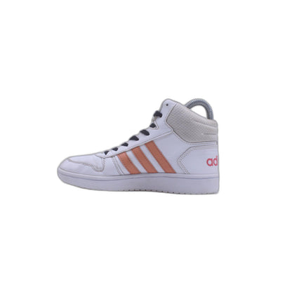 Adidas Hoops Mid 2.0 Girls EE6708 High Top White Coral Pink Shoes