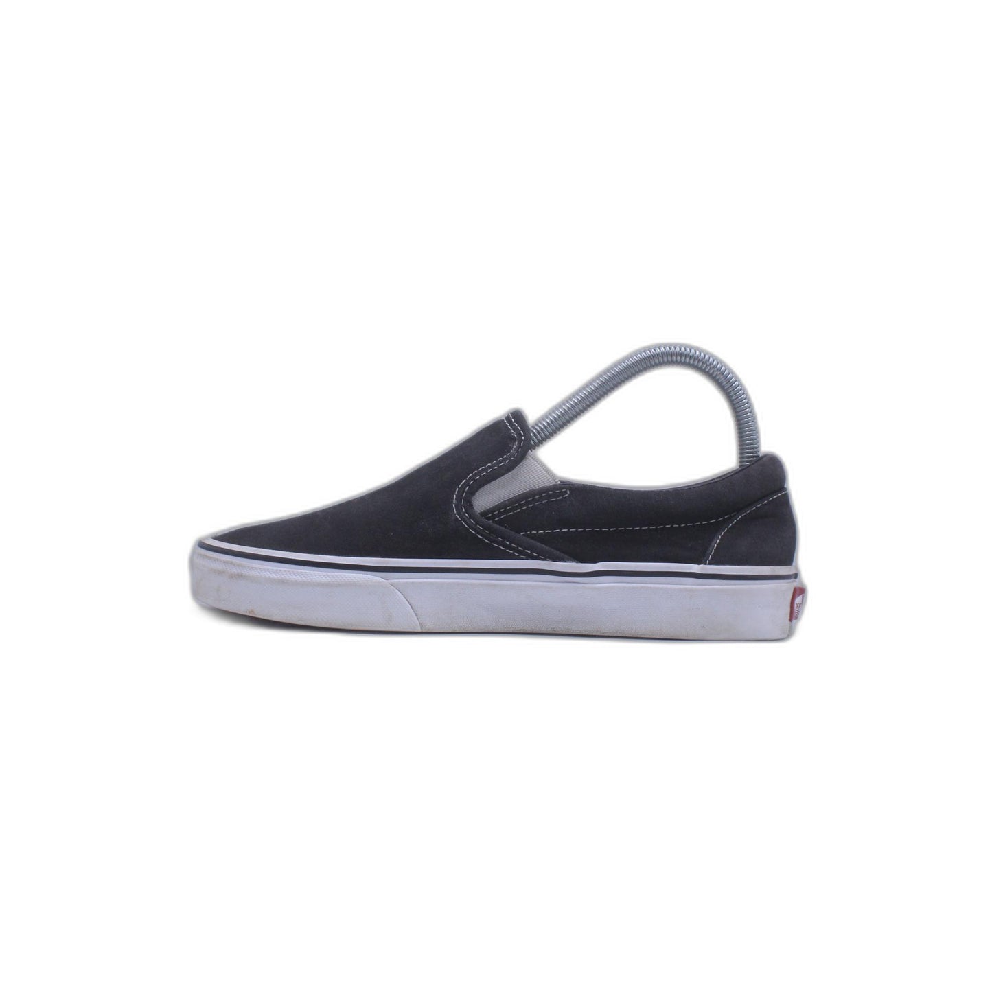 Vans Classic Slip-Ons Black White Canvas Shoes