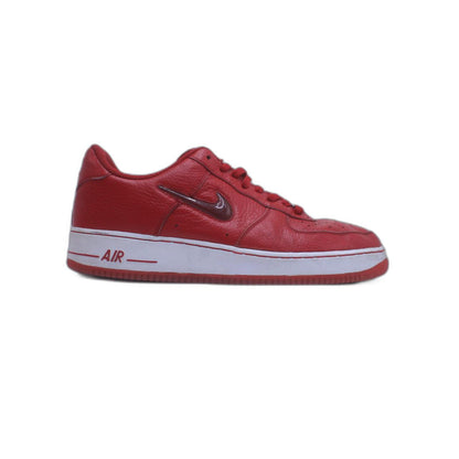 Nike Air Force 1 Jewel Swoosh - Sport Red Sneaker