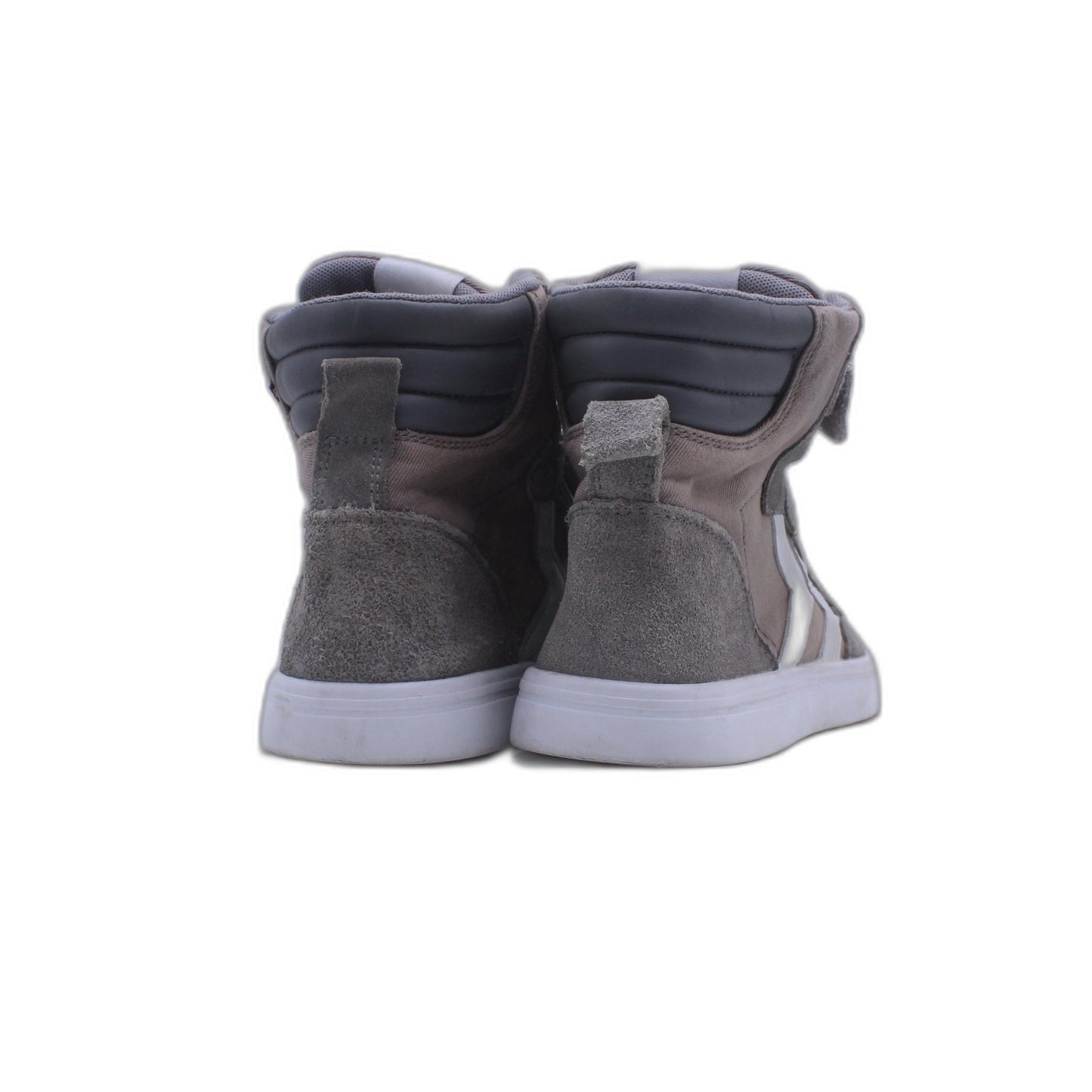 Hummel Slimmer Stadil Tonal High All Gray Indoor Sneaker Shoe