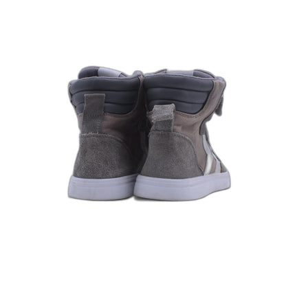 Hummel Slimmer Stadil Tonal High All Gray Indoor Sneaker Shoe