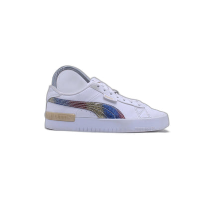 Puma Jada Sneaker Girls 5 Rainbow Glitter Lace Up Shoe