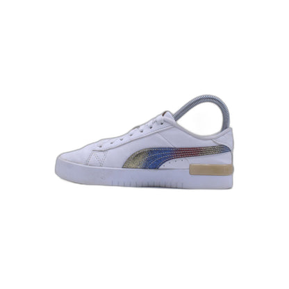 Puma Jada Sneaker Girls 5 Rainbow Glitter Lace Up Shoe