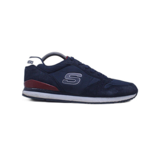 SKECHERS Runner Style Trainers in Navy and Red Shoes
