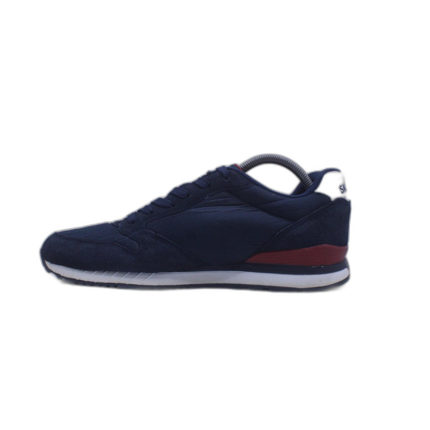 SKECHERS Runner Style Trainers in Navy and Red Shoes