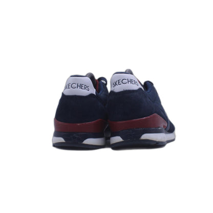 SKECHERS Runner Style Trainers in Navy and Red Shoes