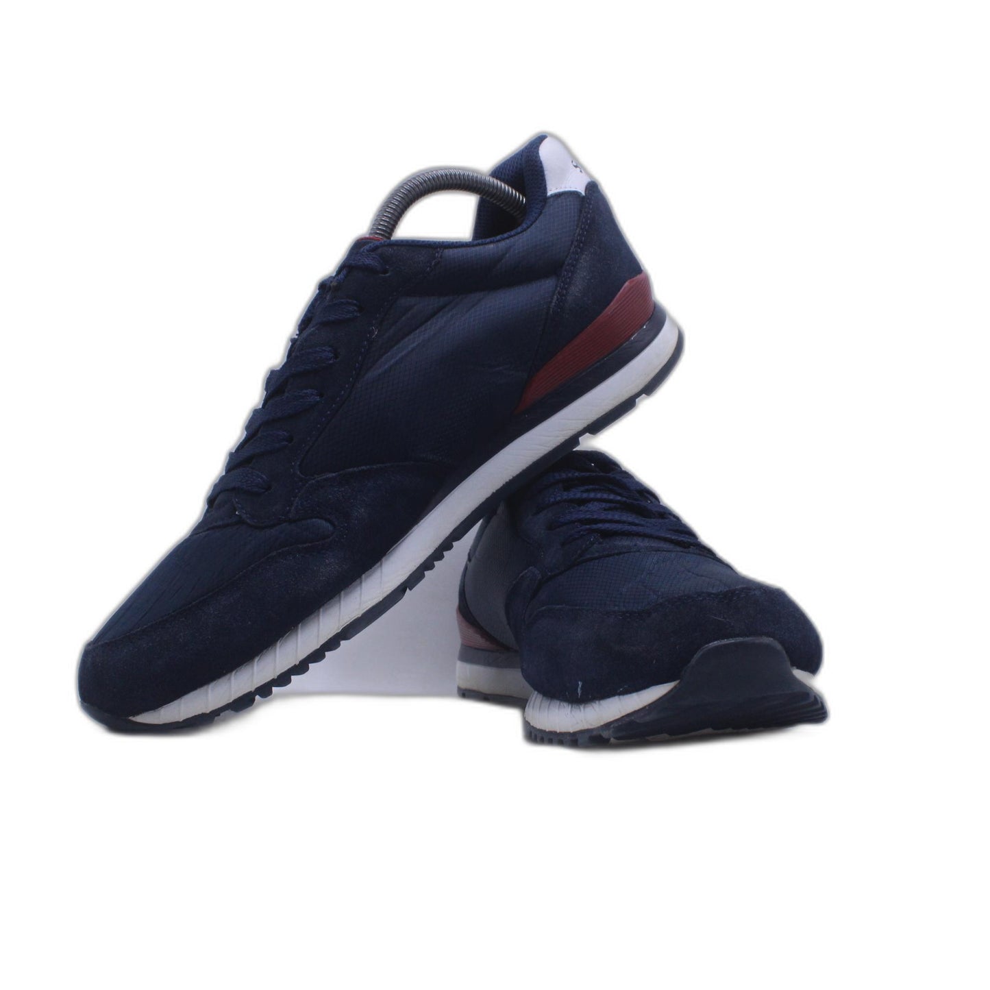 SKECHERS Runner Style Trainers in Navy and Red Shoes