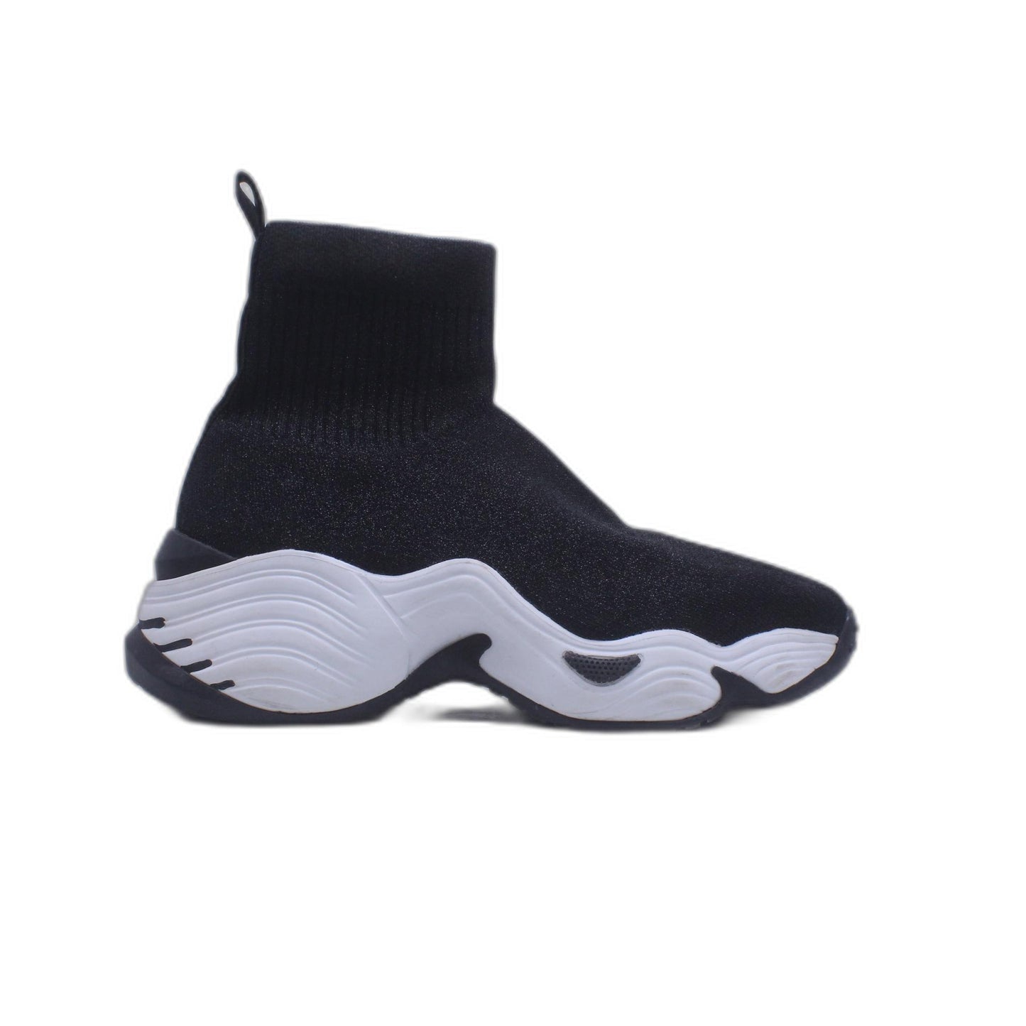 EMPORIO ARMANI BLACK LOW TOP SNEAKER