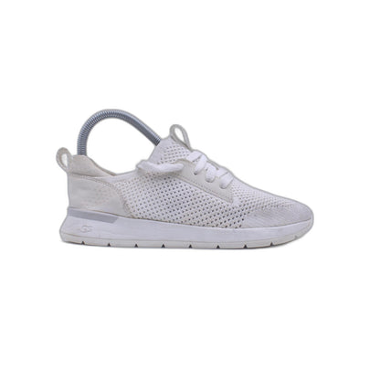 UGG Women Tay Knit Triple White Mesh Walking Shoe
