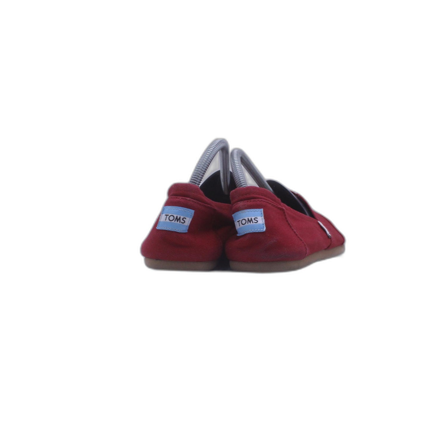 Toms Crimson Red Canvas Round Toe Casual Comfort Shoe