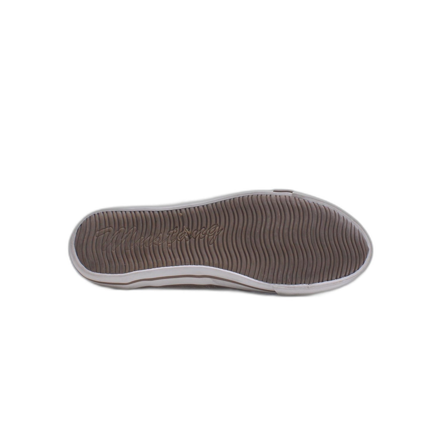 Mustang Slipper Berry Fabric Rubber Sole Shoe