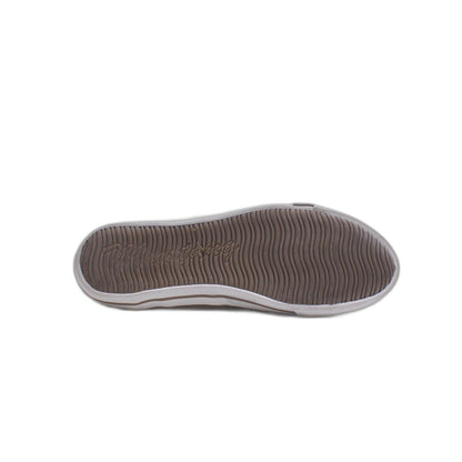 Mustang Slipper Berry Fabric Rubber Sole Shoe