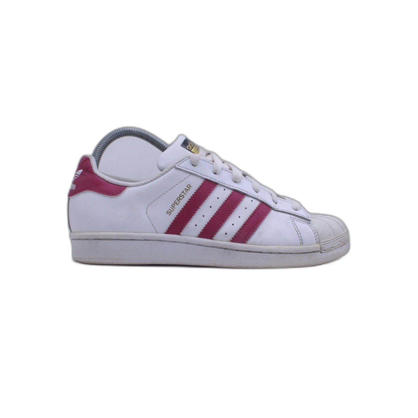 Adidas Superstar J 'White Pink Buzz' Women's Classic White Shoe