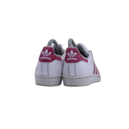 Adidas Superstar J 'White Pink Buzz' Women's Classic White Shoe