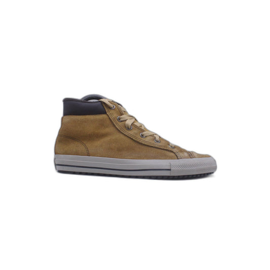 Converse All Star Chuck Taylor Tan Brown leather suede sneaker