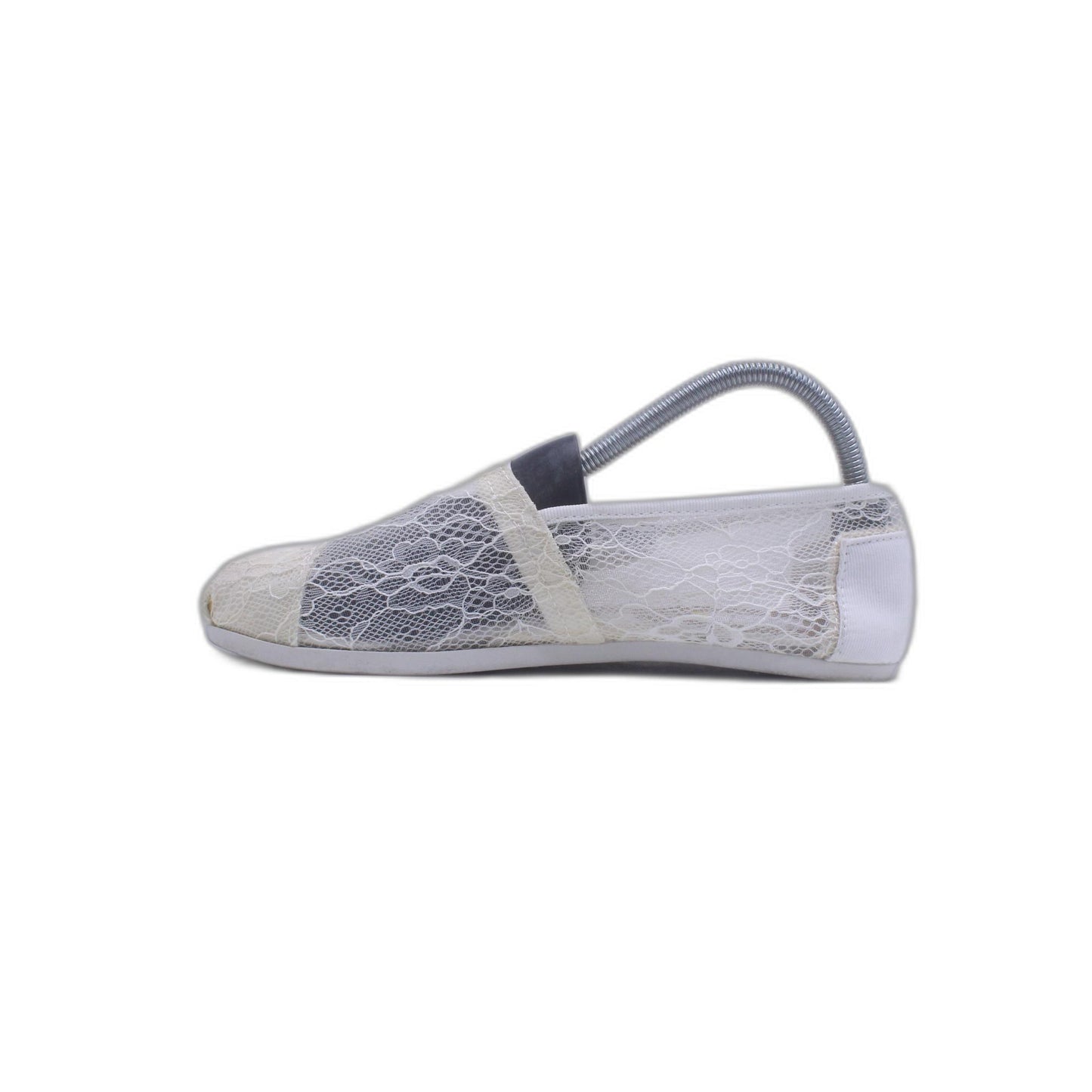 TOMS Classic Light Grey Lace Ladies Shoe