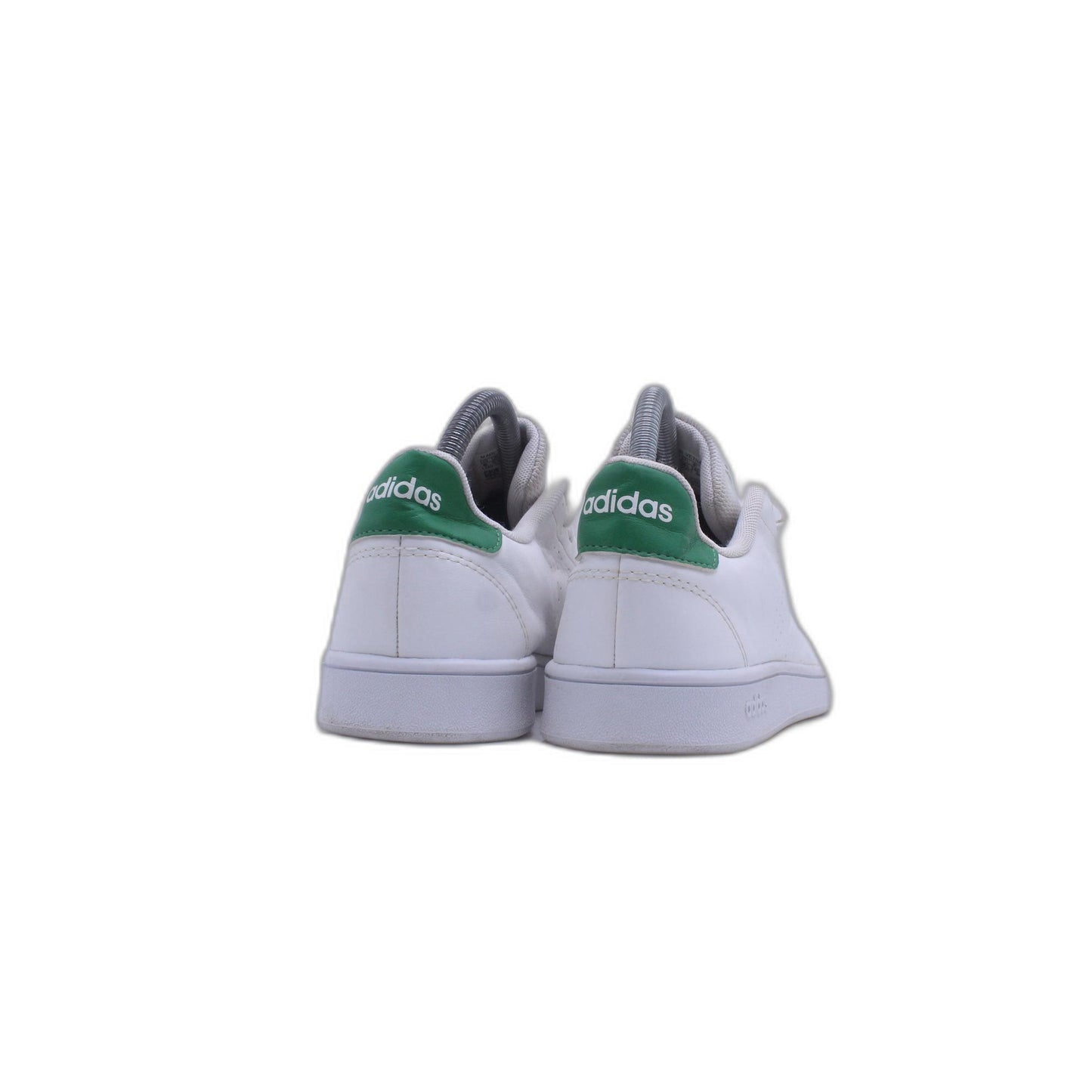 Adidas Advantage White Green Lace Up Sneaker