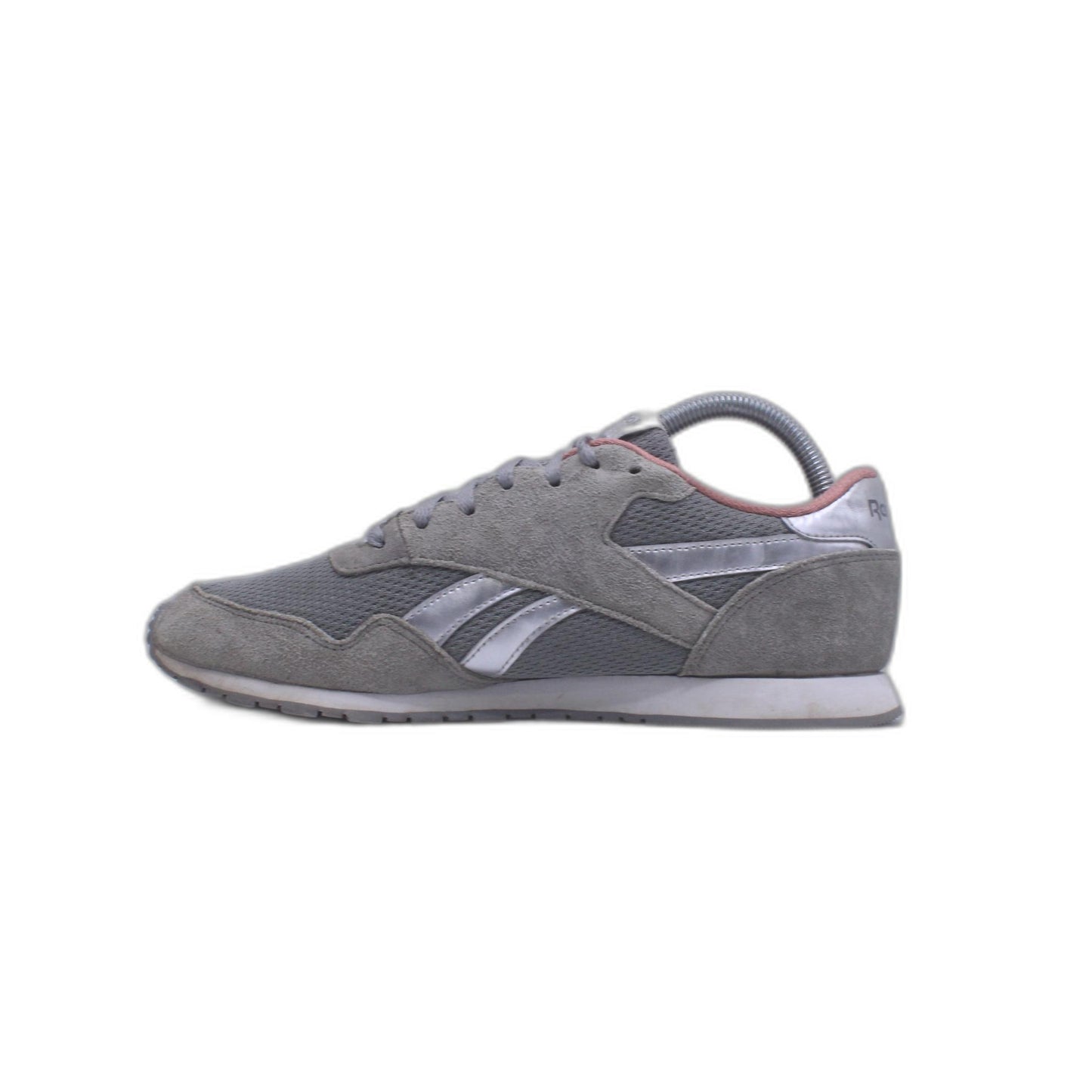 Reebok Classic RB 203 Gray Suede Leather Mesh Athletic Shoe