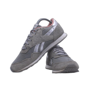 Reebok Classic RB 203 Gray Suede Leather Mesh Athletic Shoe