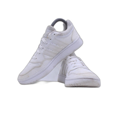 Adidas Women's Hoops 3.0 Mid White Shoe