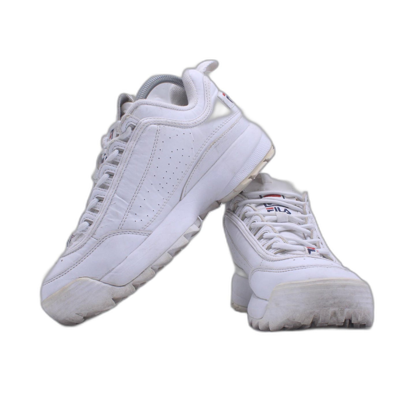 Fila Disruptor Shoes Triple White Athletic Trainer