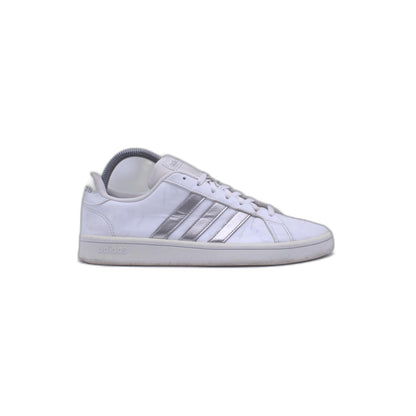 Adidas Grand Court Base White Platinum Metallic Sneaker
