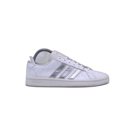 Adidas Grand Court Base White Platinum Metallic Sneaker