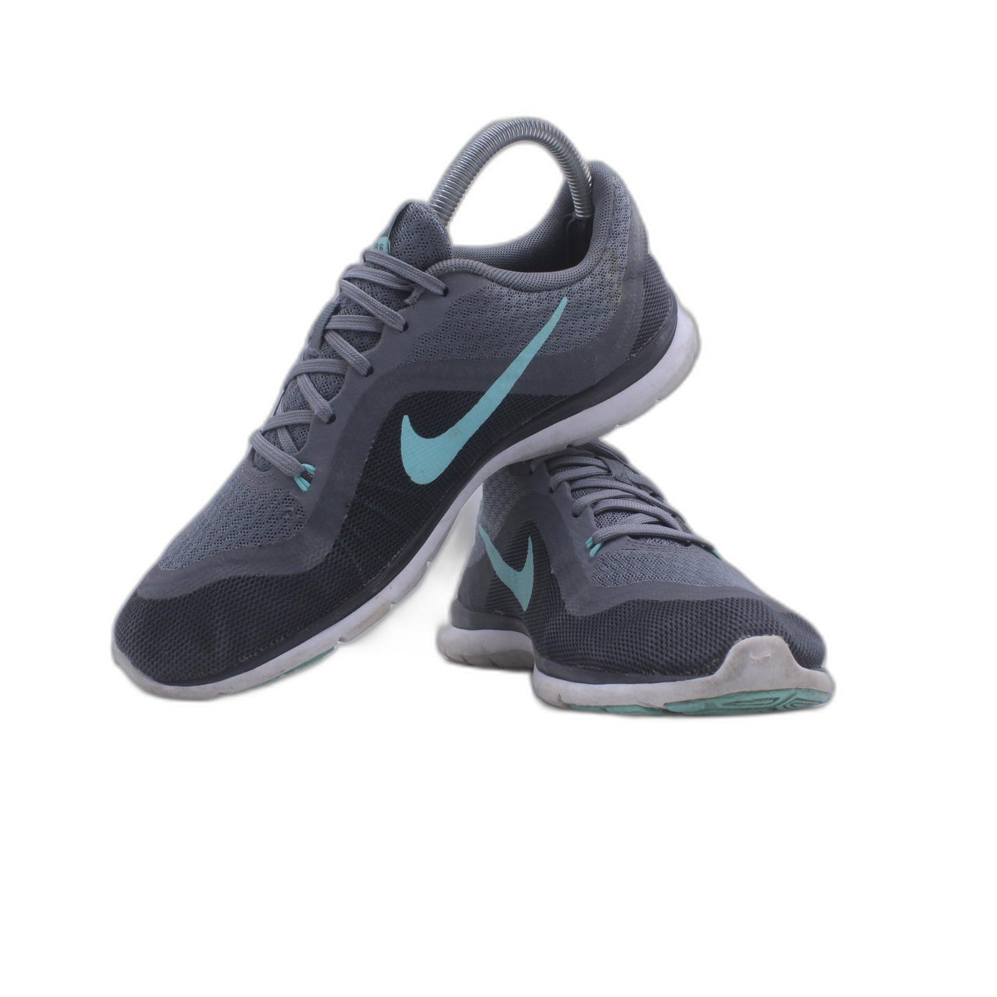 Nike Flex Trainer 6 Running Shoes Gray Teal Black 831217