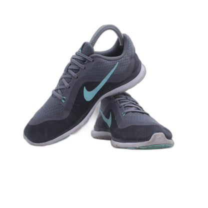 Nike Flex Trainer 6 Running Shoes Gray Teal Black 831217
