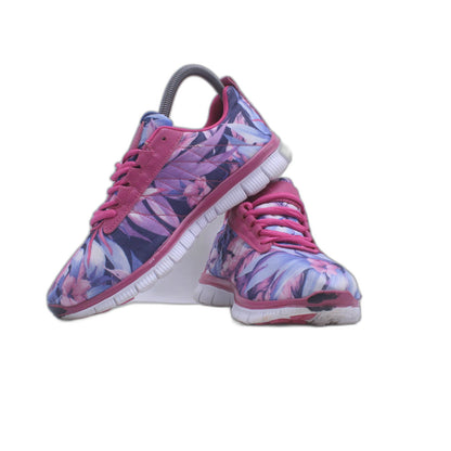 Skechers Sneakers Shoes Multi-Colored Pinks Purple Lace 81820L